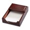 Dacasso Brown Crocodile Embossed Leather 4" x 6" Memo Holder AG-2009 - alternate 6